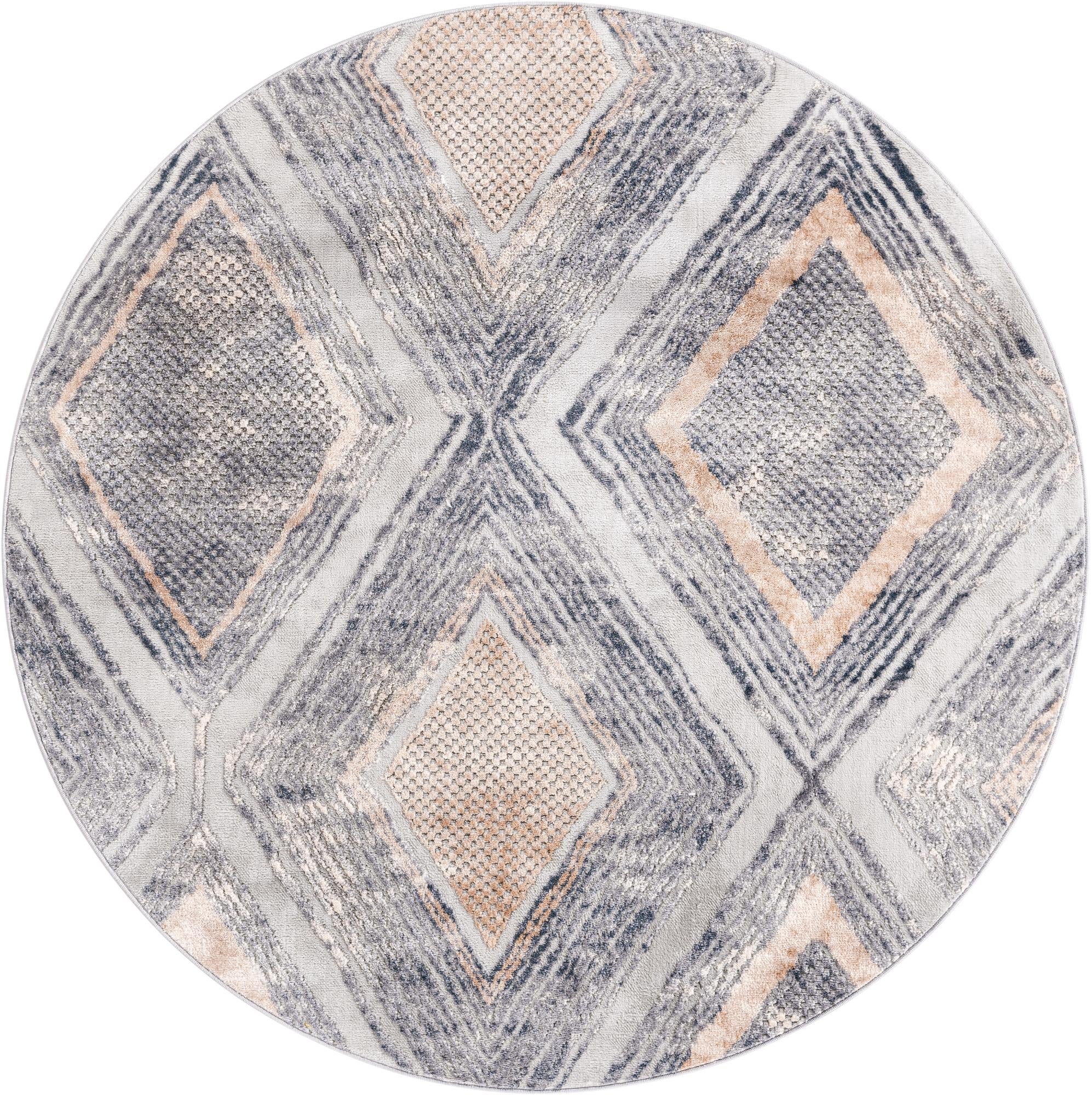 5' 3 x 5' 3 Caspian Round Rug