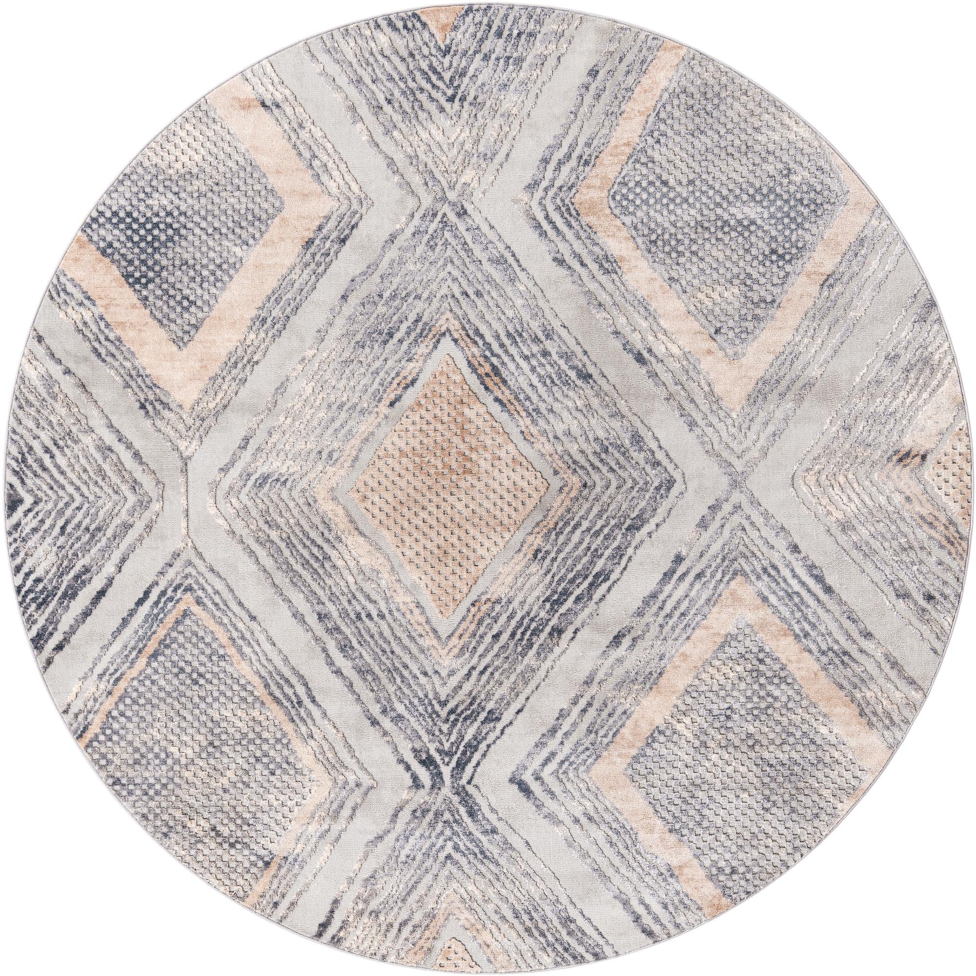 7' 10 x 7' 10 Caspian Round Rug