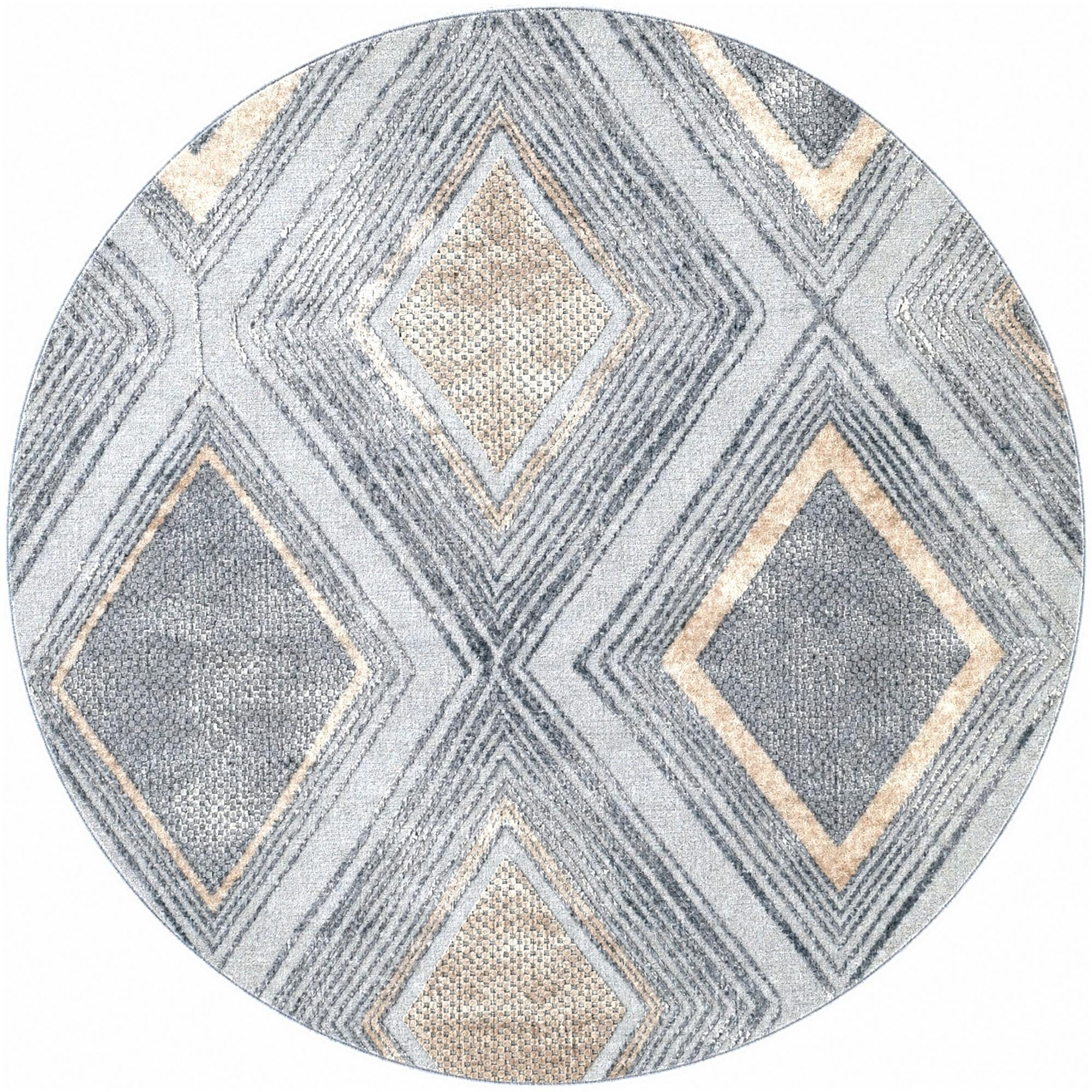 6' x 6' Caspian Round Rug