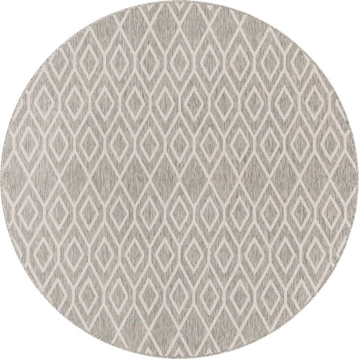 Detail image of 7' x 7' Easy-Clean Jill Zarin Turks and Caicos Indoor / Outdoor Round Rug