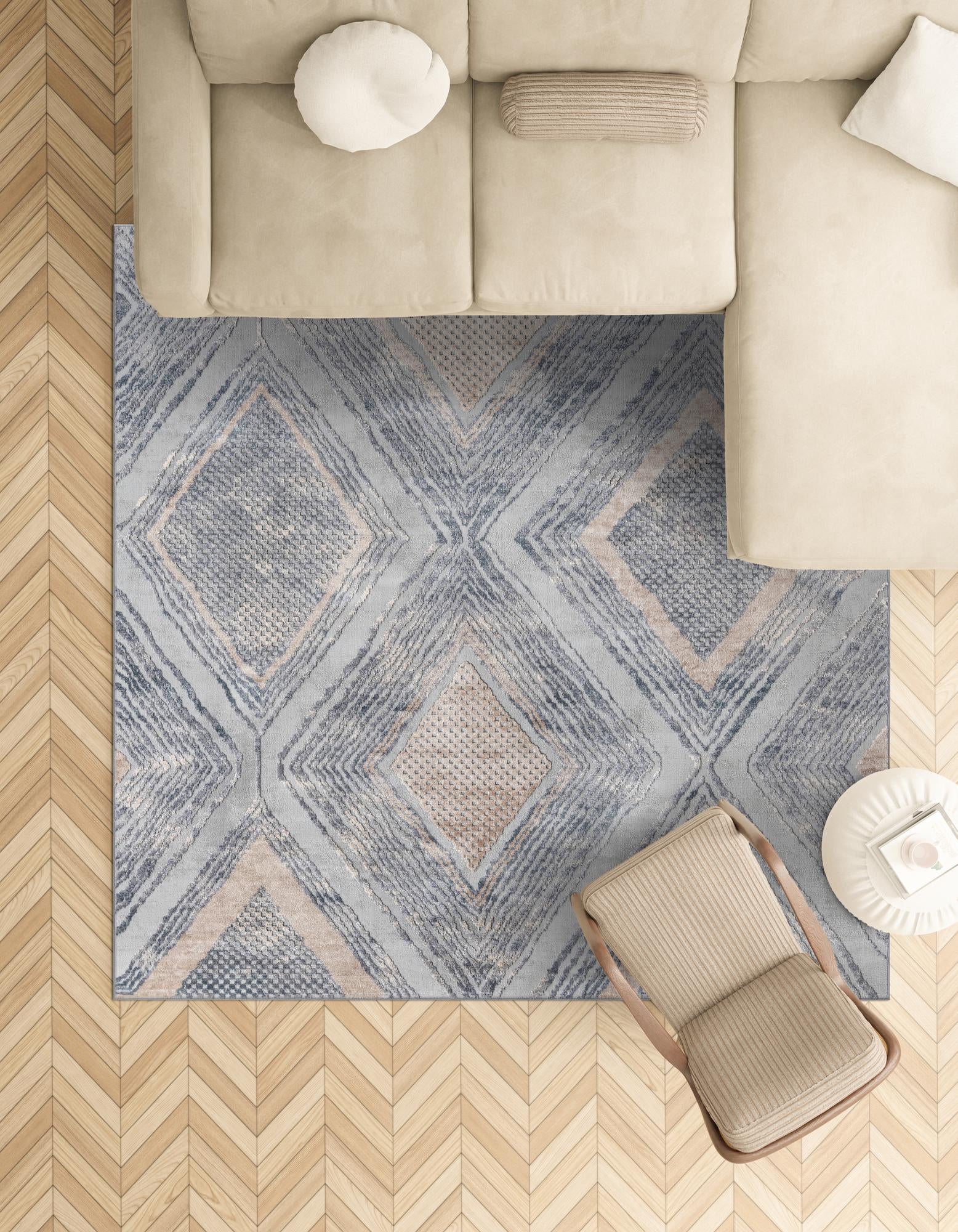 7' 10 x 7' 10 Caspian Square Rug