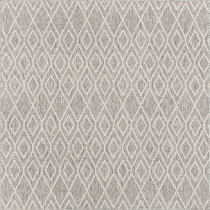Detail image of 7' 10 x 7' 10 Easy-Clean Jill Zarin Turks and Caicos Indoor / Outdoor Square Rug