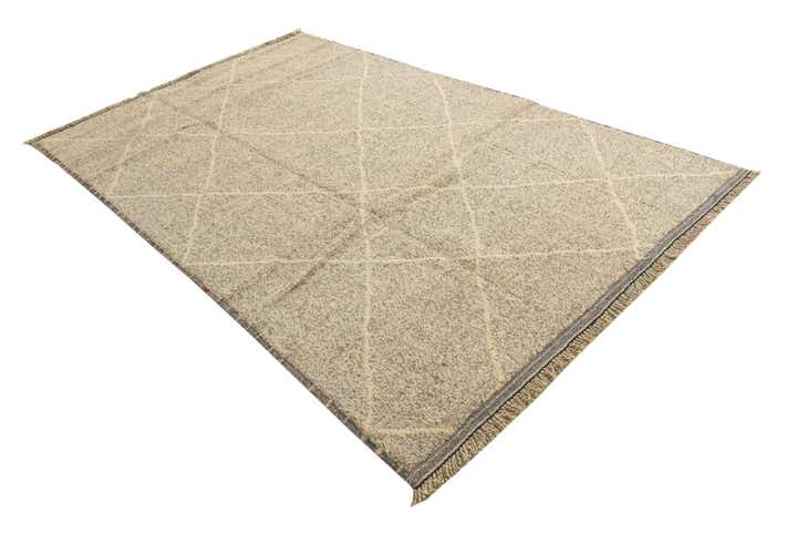 5' 9 x 9' 4 Hand Knotted Moroccan Wool Rug