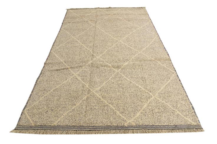 Detail image of 5' 9 x 9' 4 Hand Knotted Moroccan Wool Rug