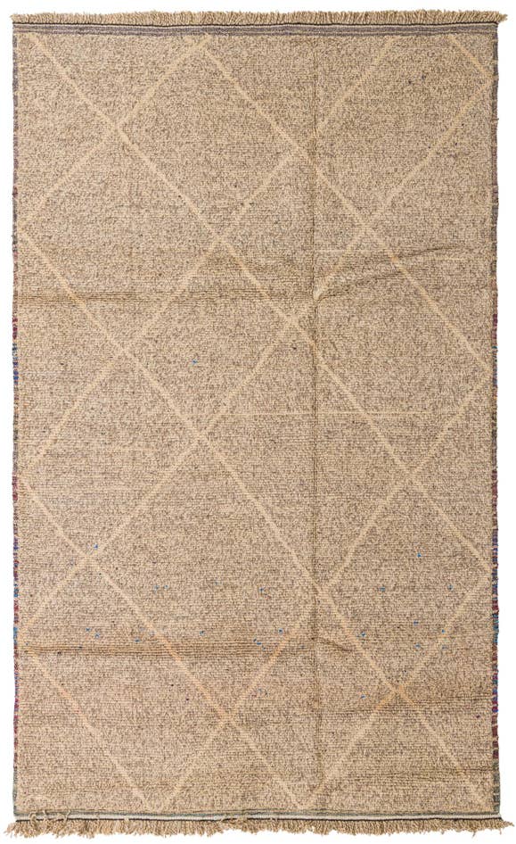 Detail image of 5' 9 x 9' 4 Hand Knotted Moroccan Wool Rug