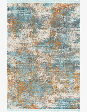 Cream Blue Paragon Rug