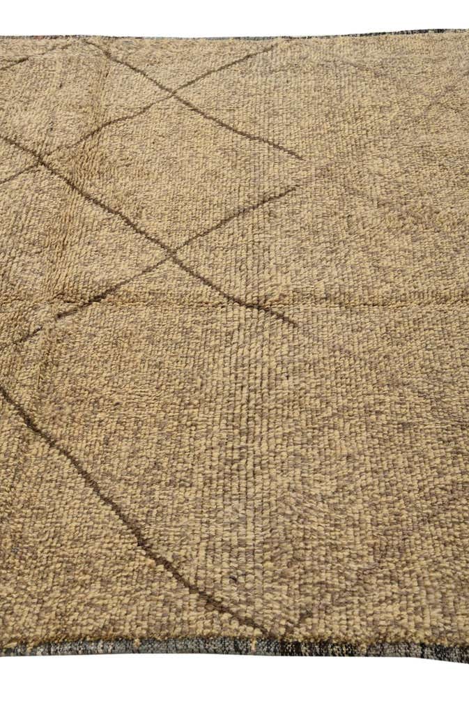 6' 2 x 9' 8 Hand Knotted Moroccan Wool Rug