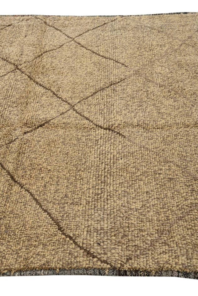 Detail image of 6' 2 x 9' 8 Hand Knotted Moroccan Wool Rug