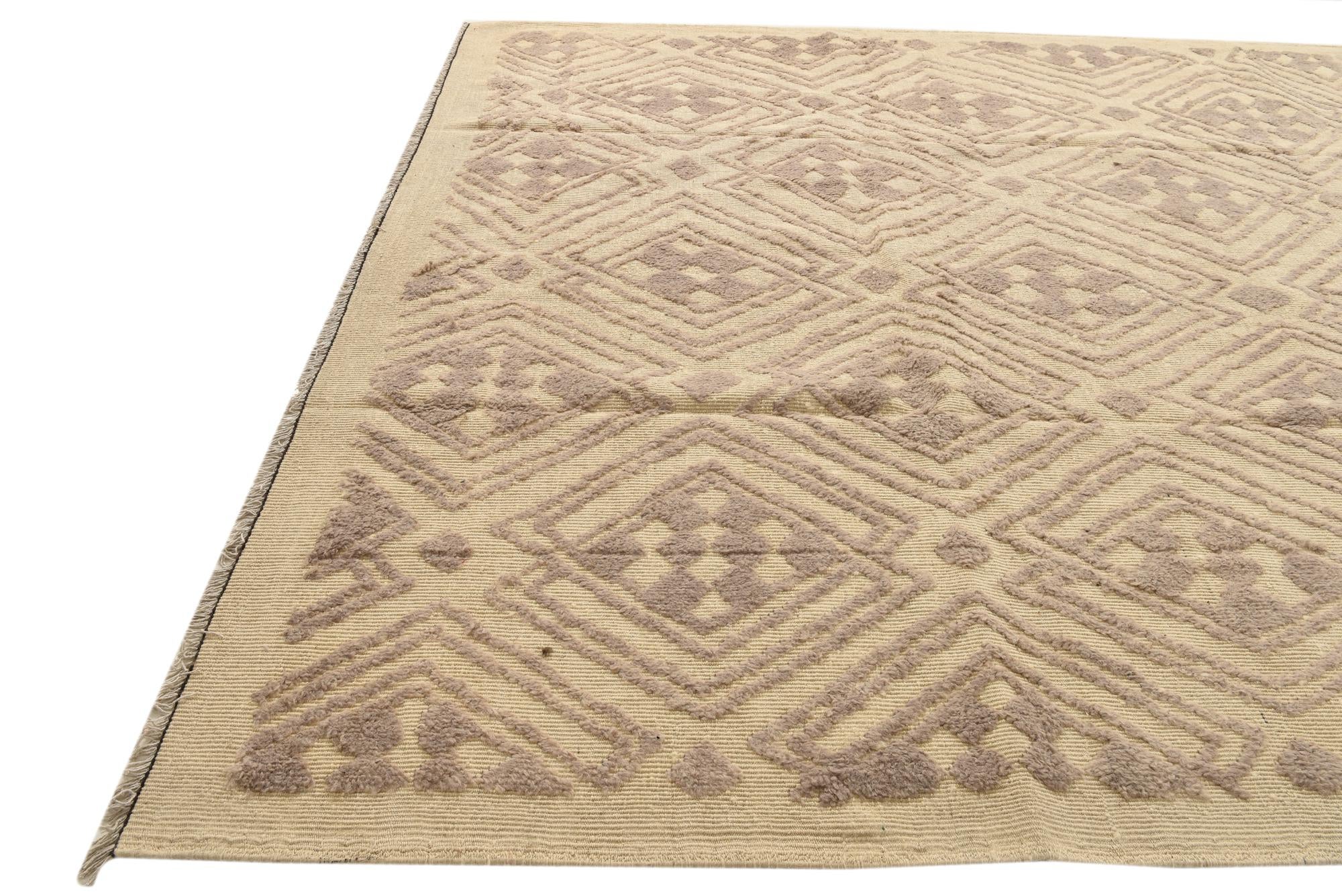 9' x 12' 1 Hand Knotted Darya Wool Rug