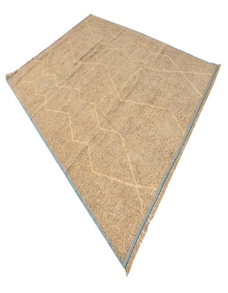 Detail image of 9' 2 x 12' 6 Hand Knotted Moroccan Wool Rug