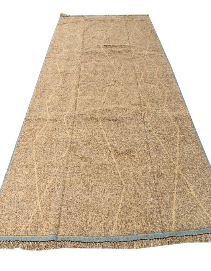 Detail image of 9' 2 x 12' 6 Hand Knotted Moroccan Wool Rug