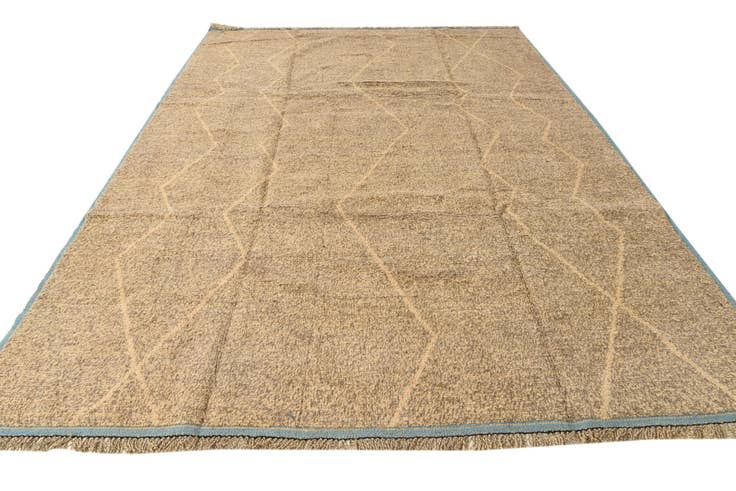 Detail image of 9' 2 x 12' 6 Hand Knotted Moroccan Wool Rug