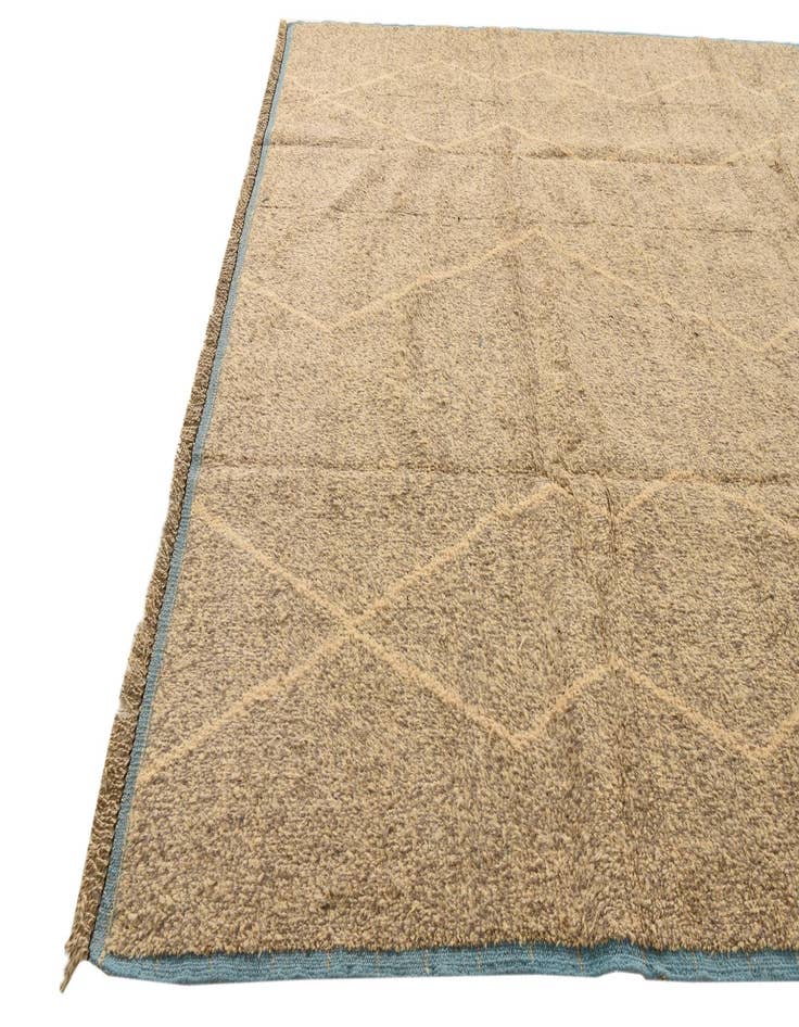 Detail image of 9' 2 x 12' 6 Hand Knotted Moroccan Wool Rug