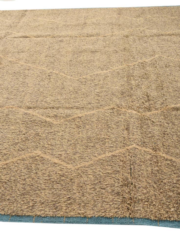 Detail image of 9' 2 x 12' 6  Hand Knotted Moroccan Wool Rug