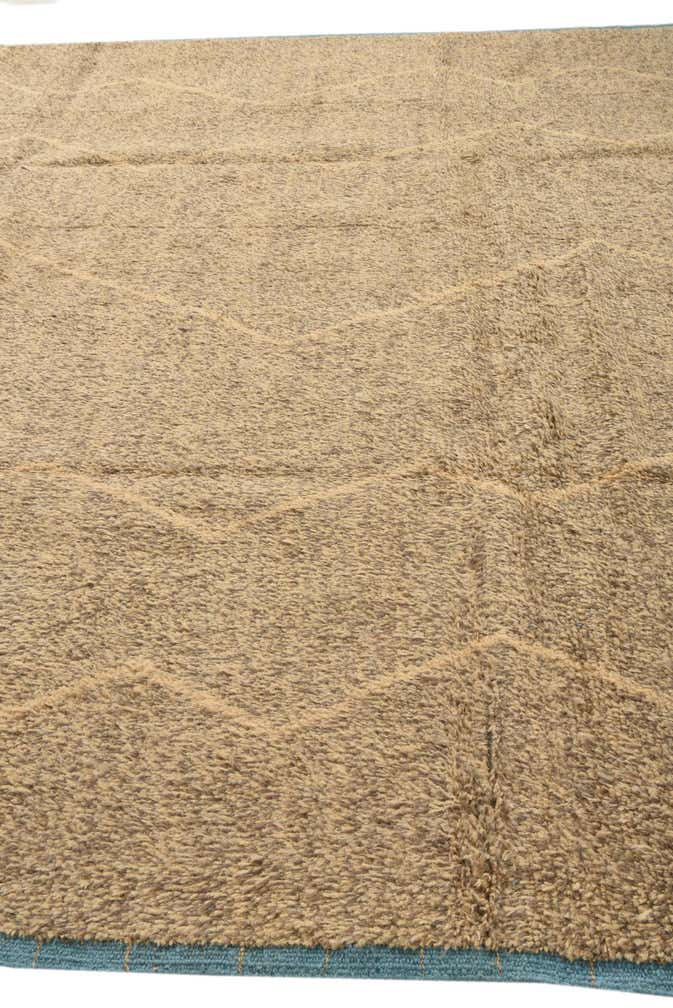 9' 2 x 12' 6 Hand Knotted Moroccan Wool Rug