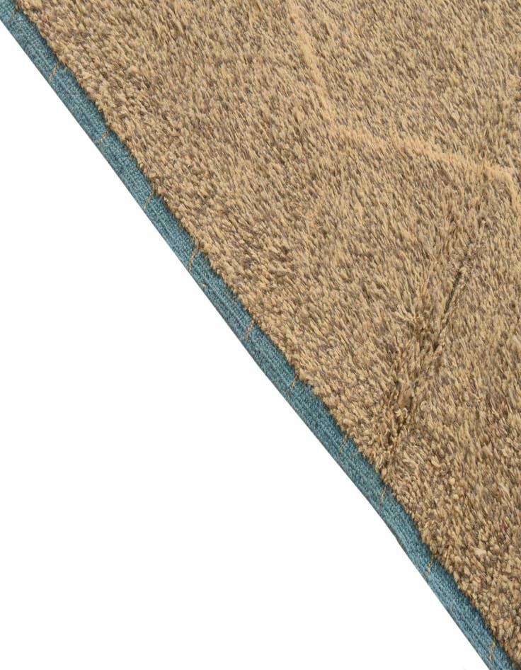 Detail image of 9' 2 x 12' 6  Hand Knotted Moroccan Wool Rug