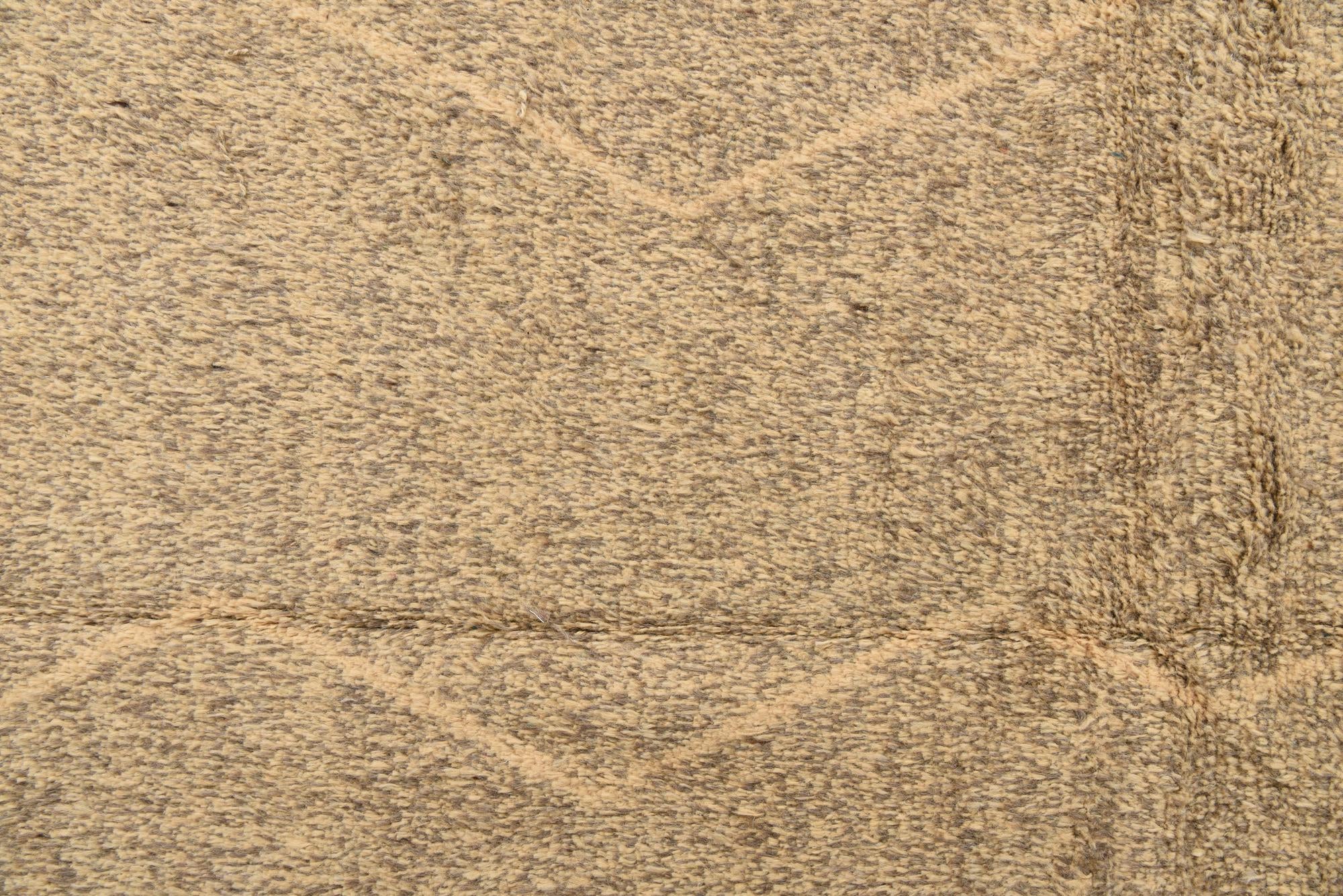 9' 2 x 12' 6 Hand Knotted Moroccan Wool Rug