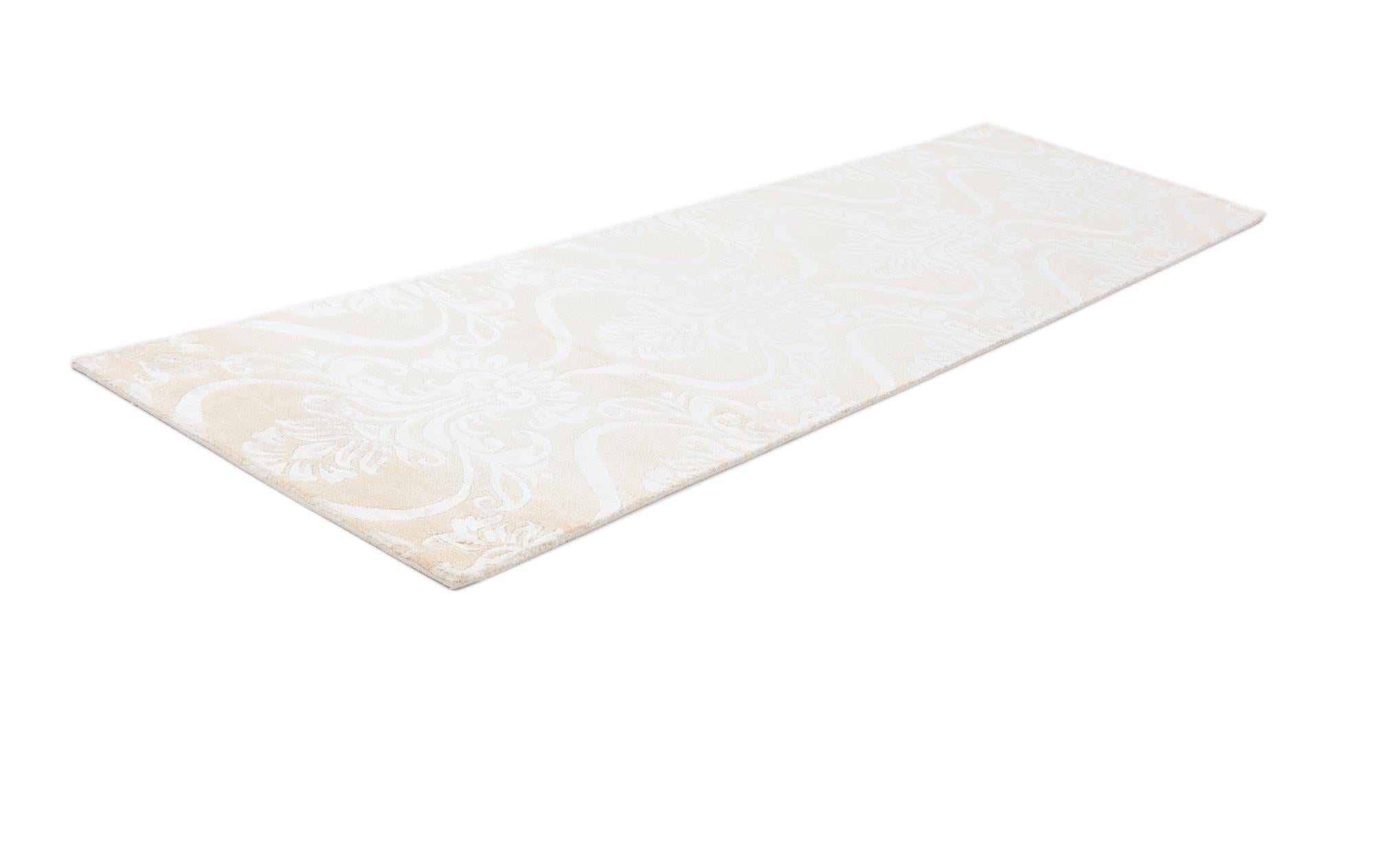 2' 9 x 10' Hand Knotted Darya Wool Runner Rug