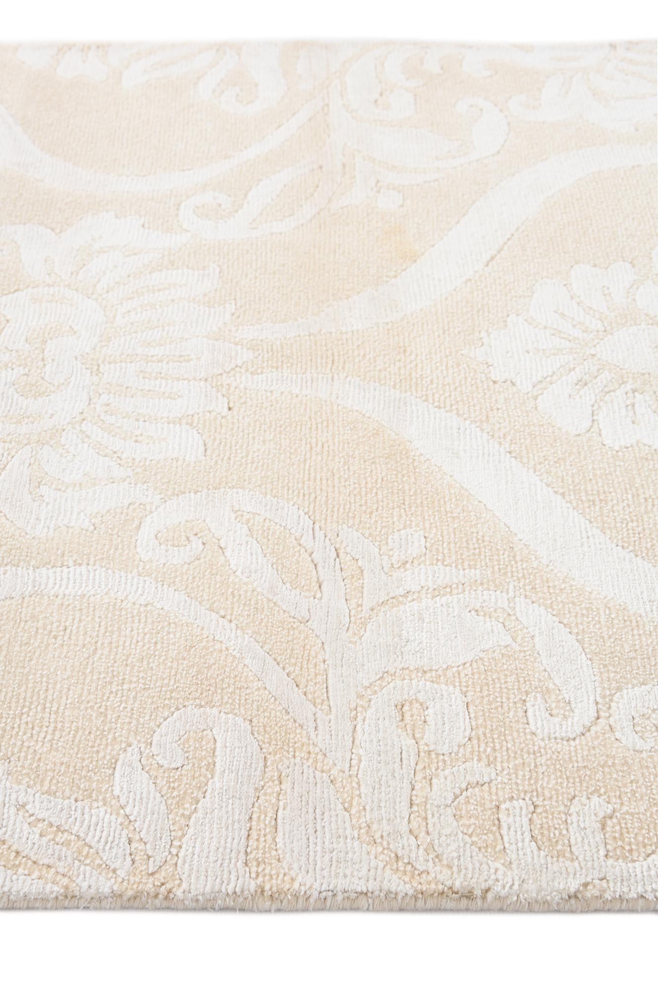 2' 9 x 10' Hand Knotted Darya Wool Runner Rug