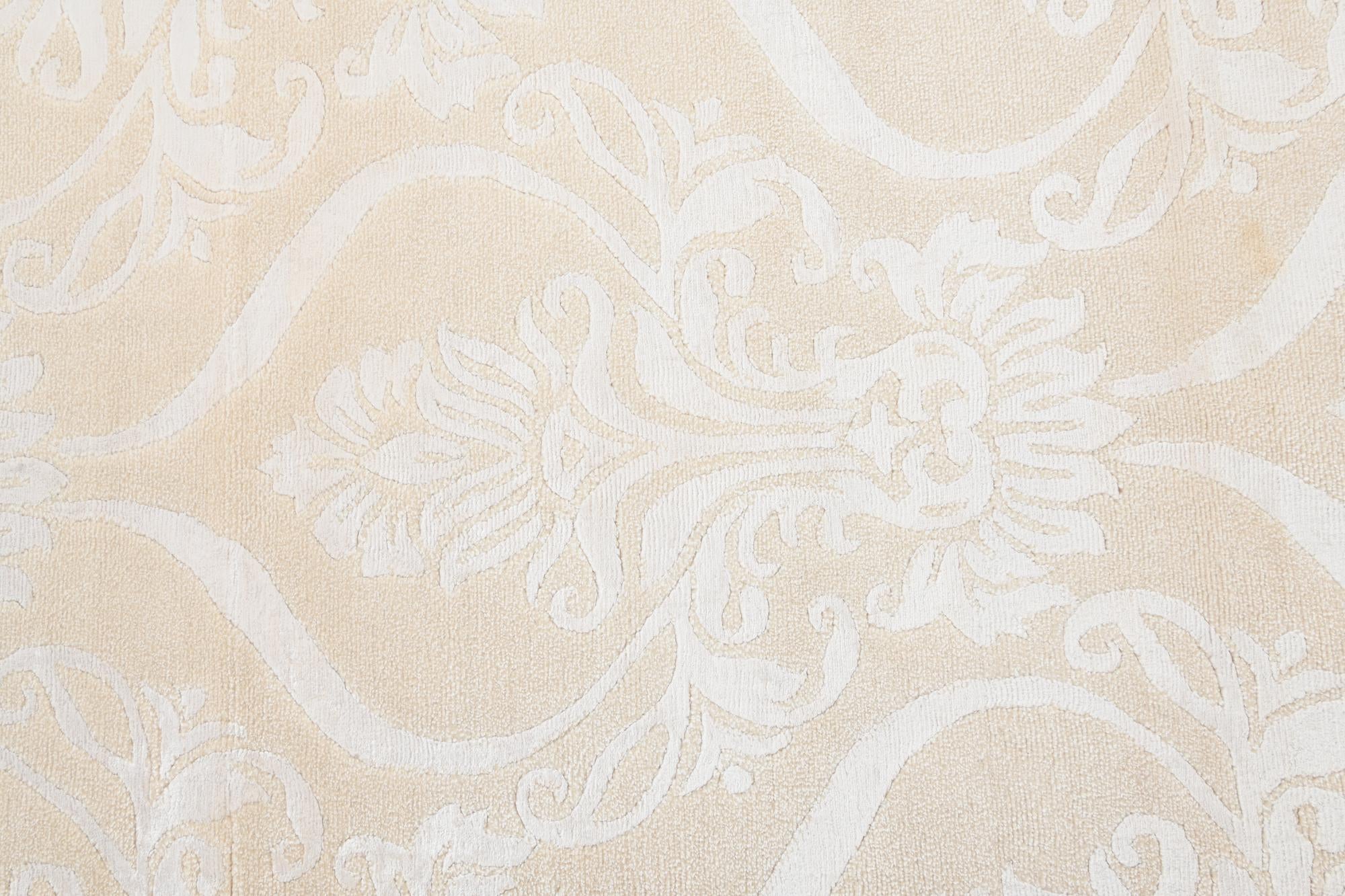 2' 9 x 10' Hand Knotted Darya Wool Runner Rug