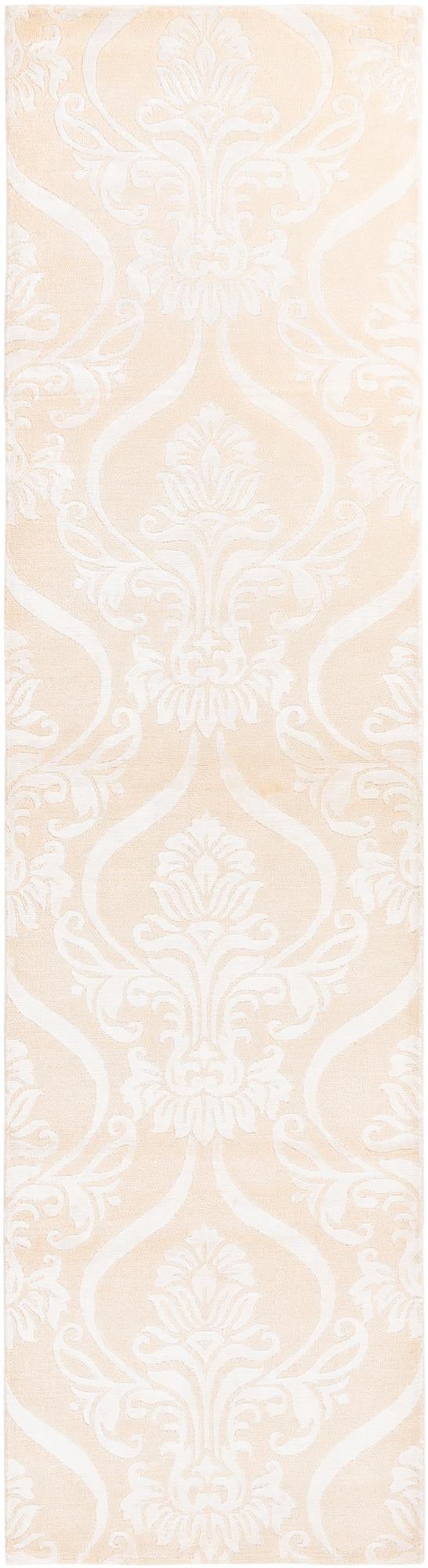 2' 9 x 10' Hand Knotted Darya Wool Runner Rug