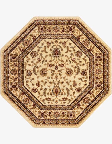 Cream Aditi Octagon Rug