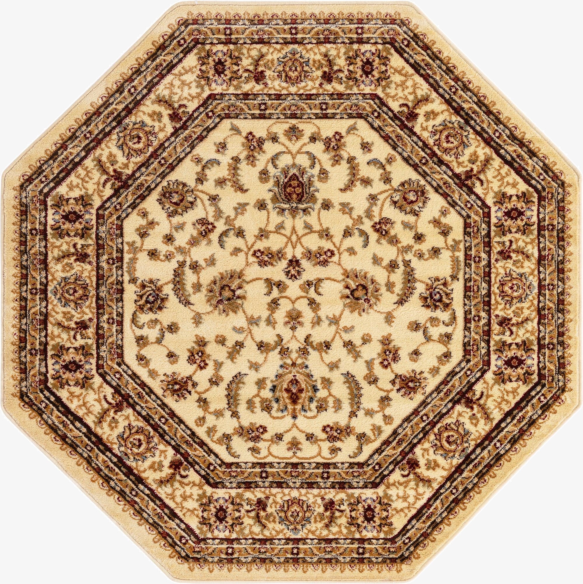 Primary image 5' 3 x 5' 3 Classic Agra Octagon Rug