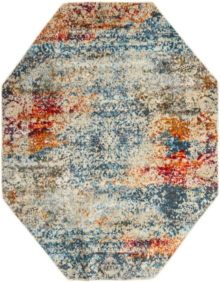 Detail image of 5' x 5' Havana Octagon Rug