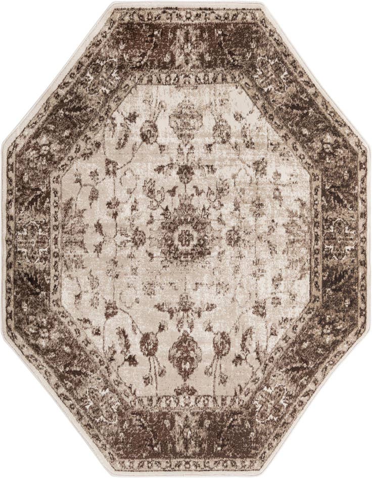 Detail image of 5' 3 x 5' 3 Himalaya Octagon Rug