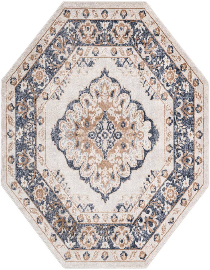 Detail image of 7' x 7' Oxford Octagon Rug