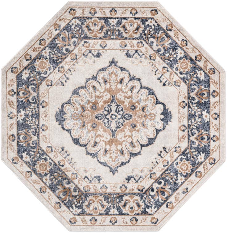Detail image of 7' x 7' Oxford Octagon Rug