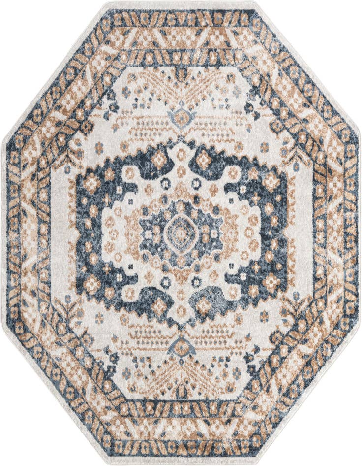 Detail image of 7' x 7' Oxford Octagon Rug
