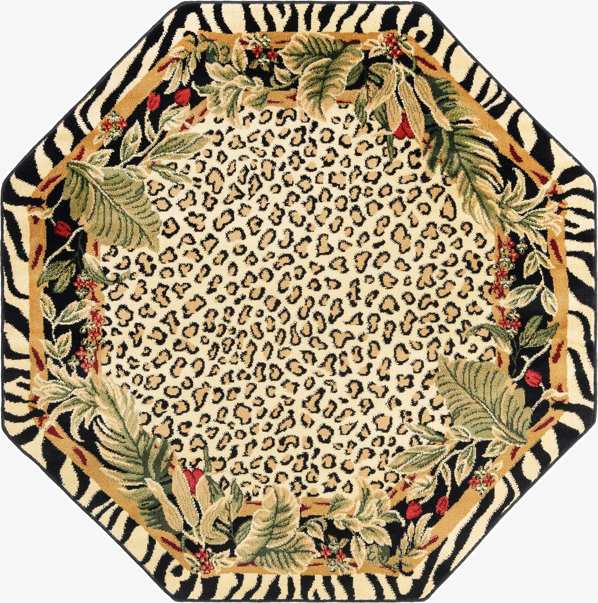 5' 3 x 5' 3 Safari Octagon Rug
