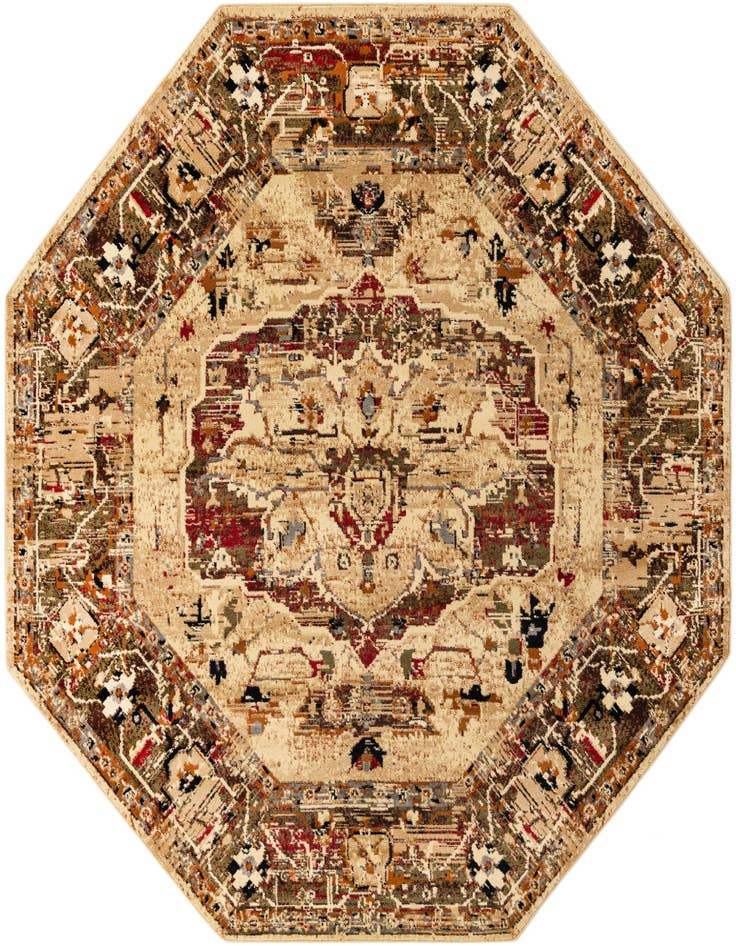 Detail image of 8' x 8' Saturn Octagon Rug