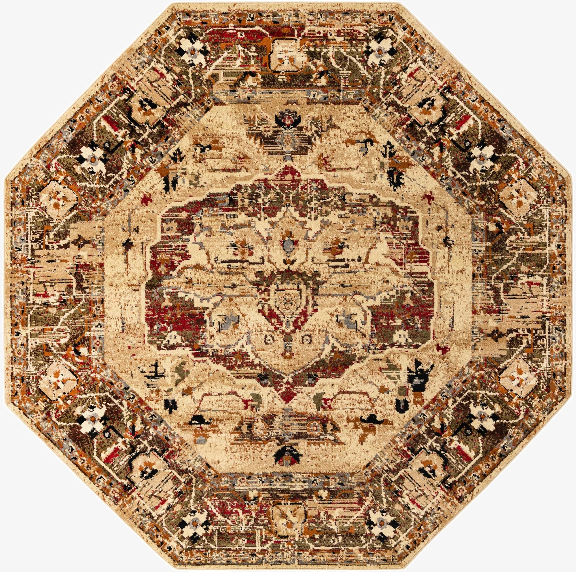 8' x 8' Saturn Octagon Rug