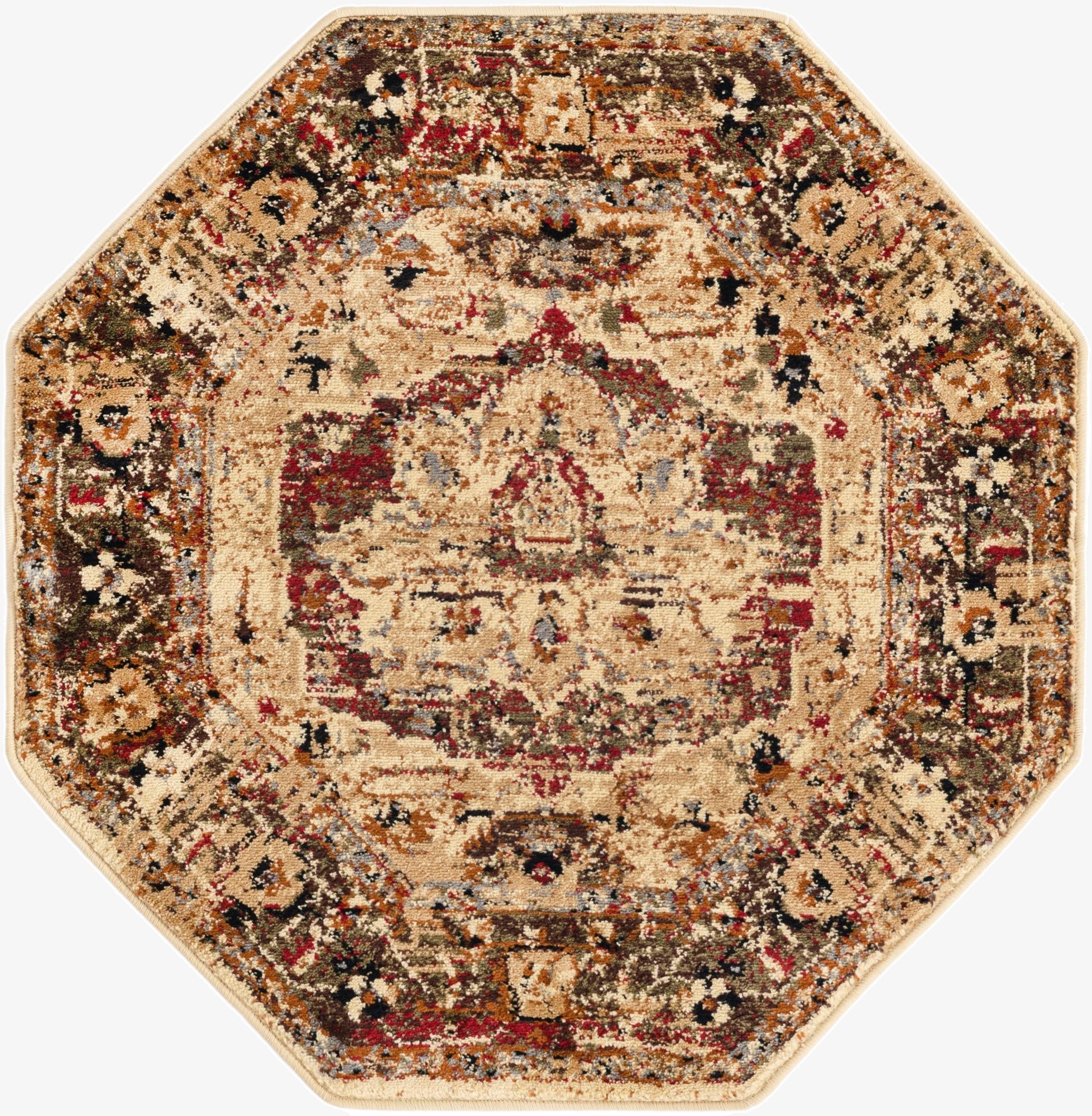 3' 3 x 3' 3 Saturn Octagon Rug