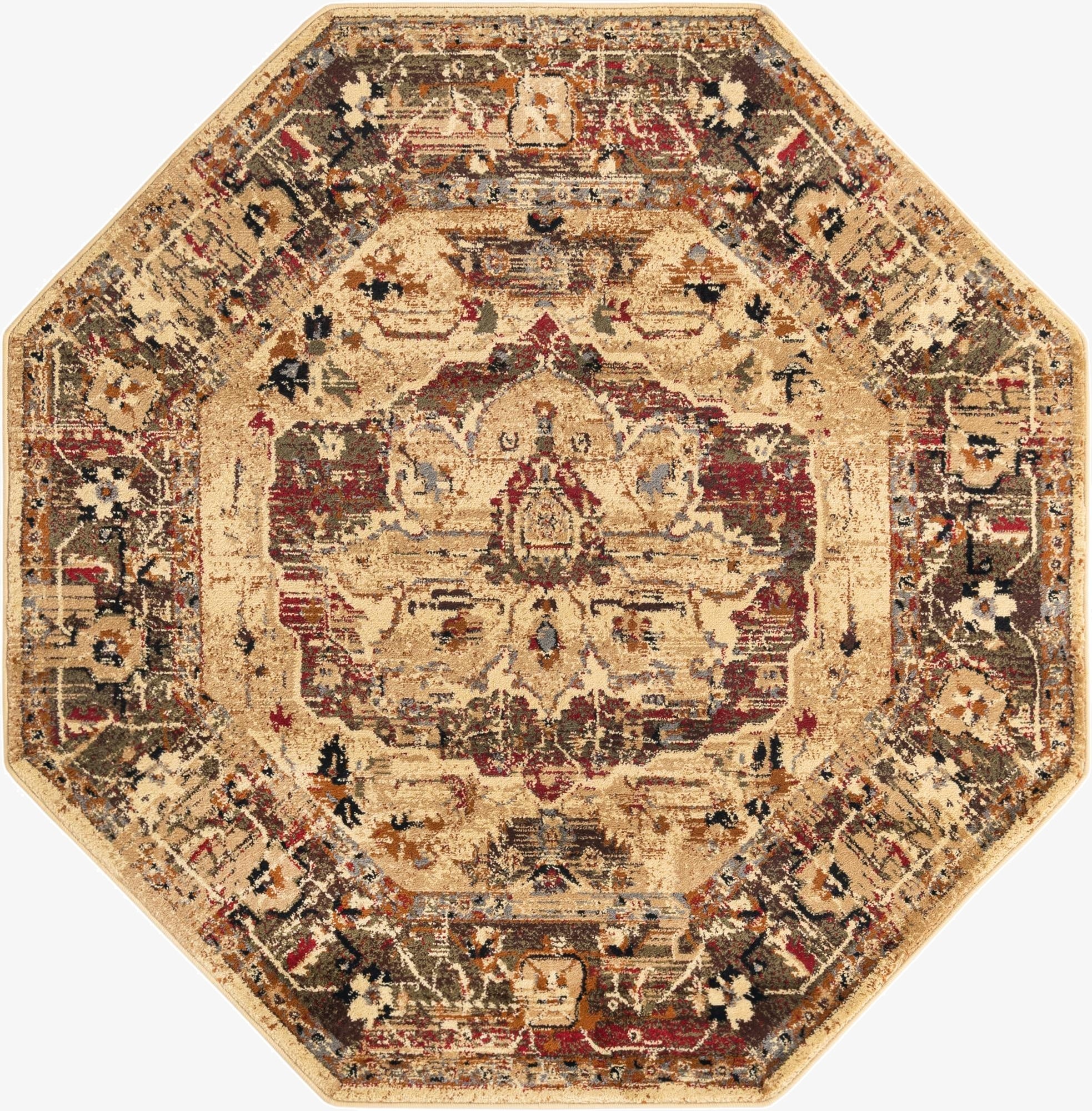 5' 3 x 5' 3 Saturn Octagon Rug