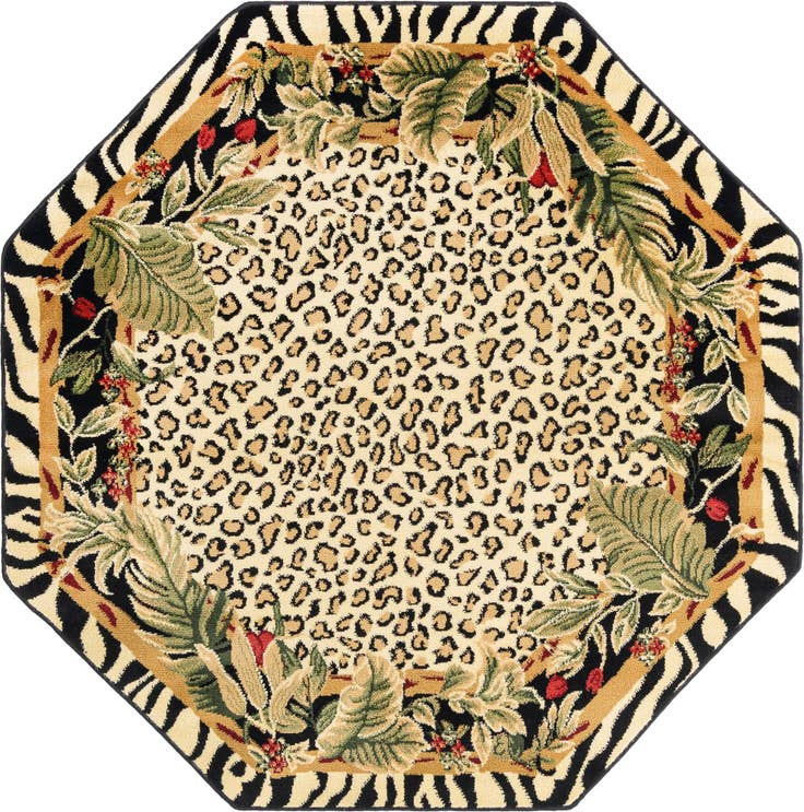 Detail image of 5' 3 x 5' 3 Savannah Octagon Rug