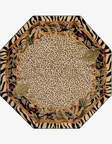 Cream Savannah Octagon Rug