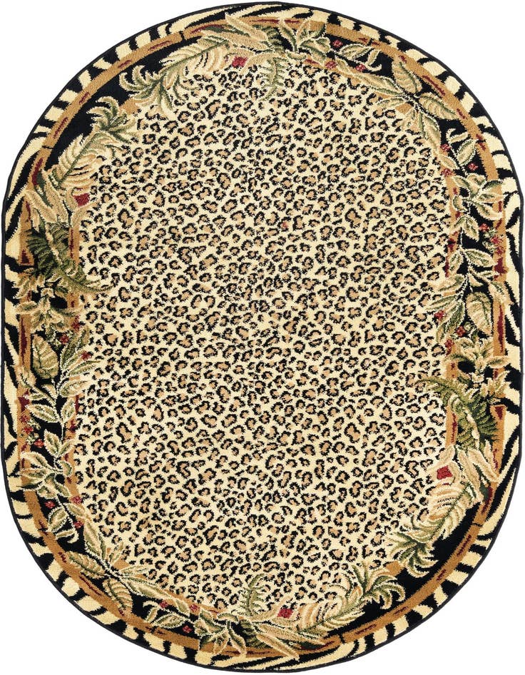 Detail image of 4' x 6' Safari Oval Rug