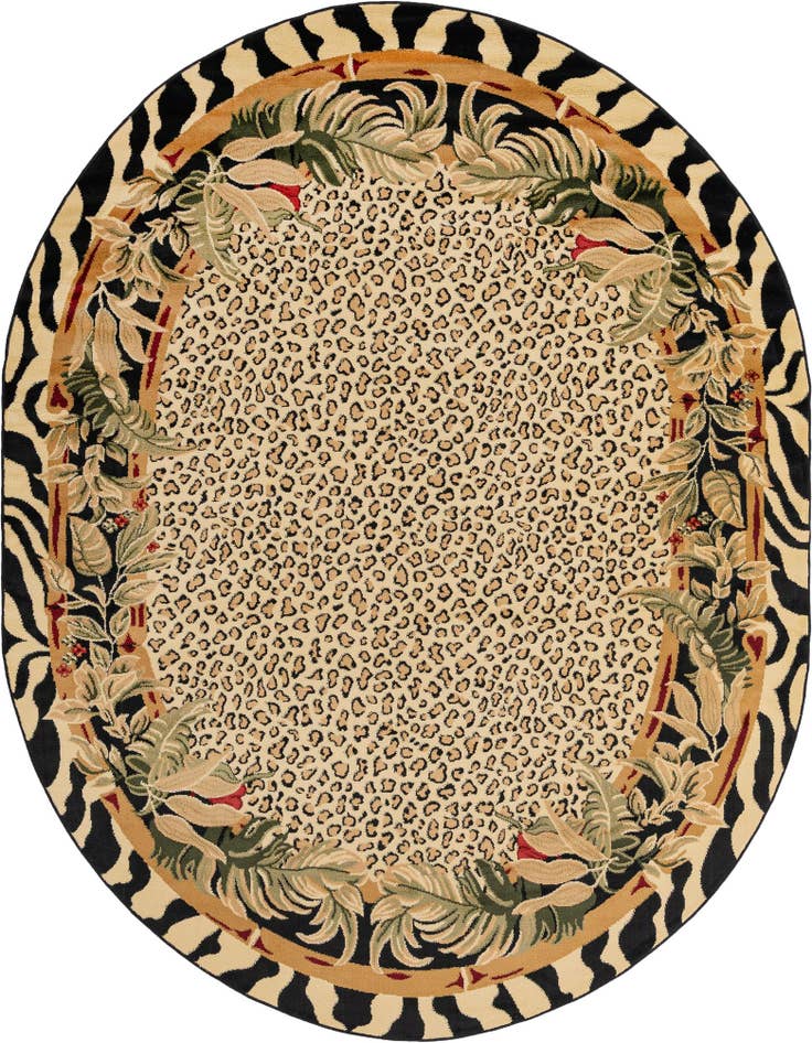 Detail image of 7' 10 x 10' Safari Oval Rug