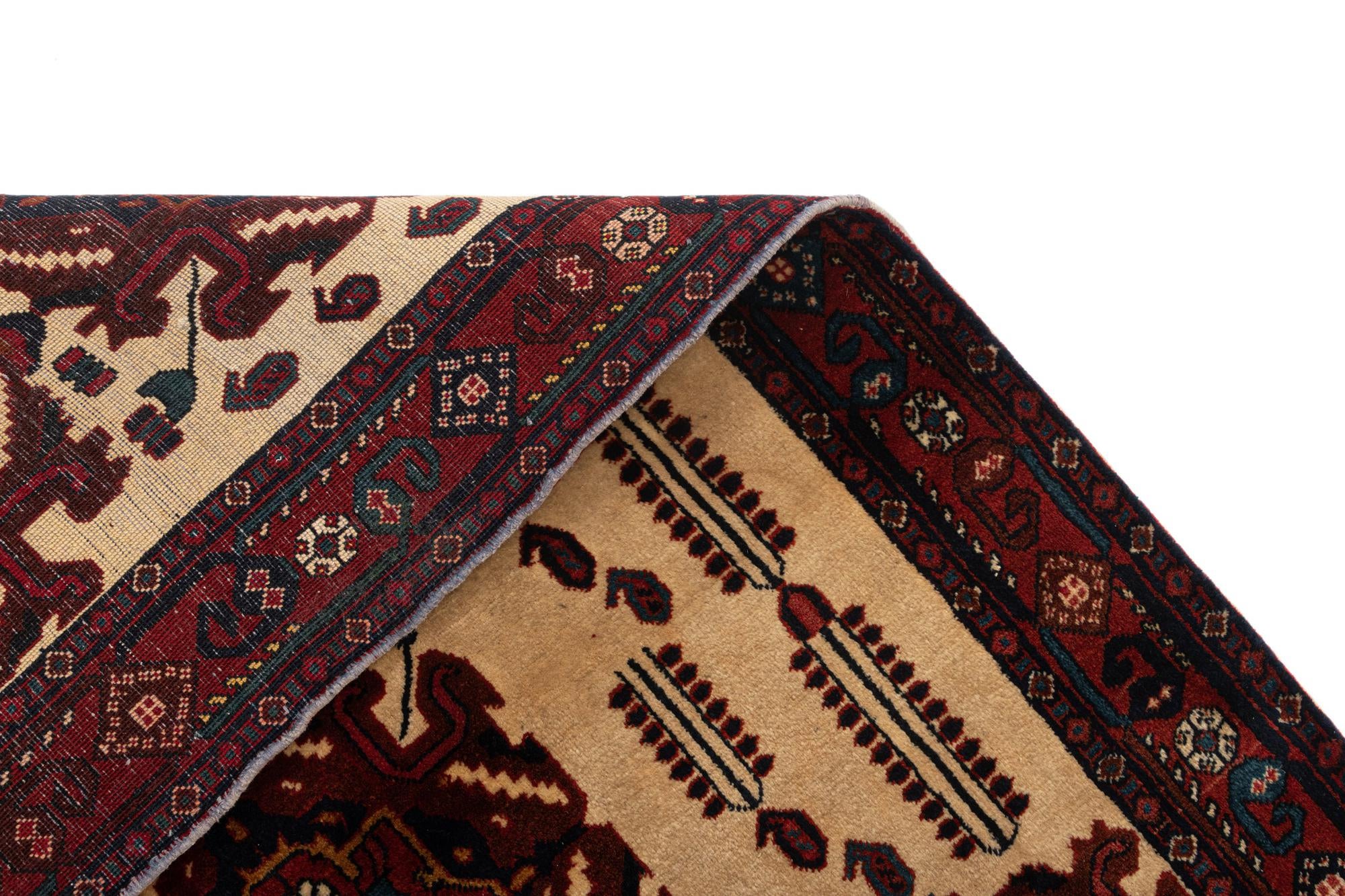 4' 1 x 5' 3 Afshar Wool Rug
