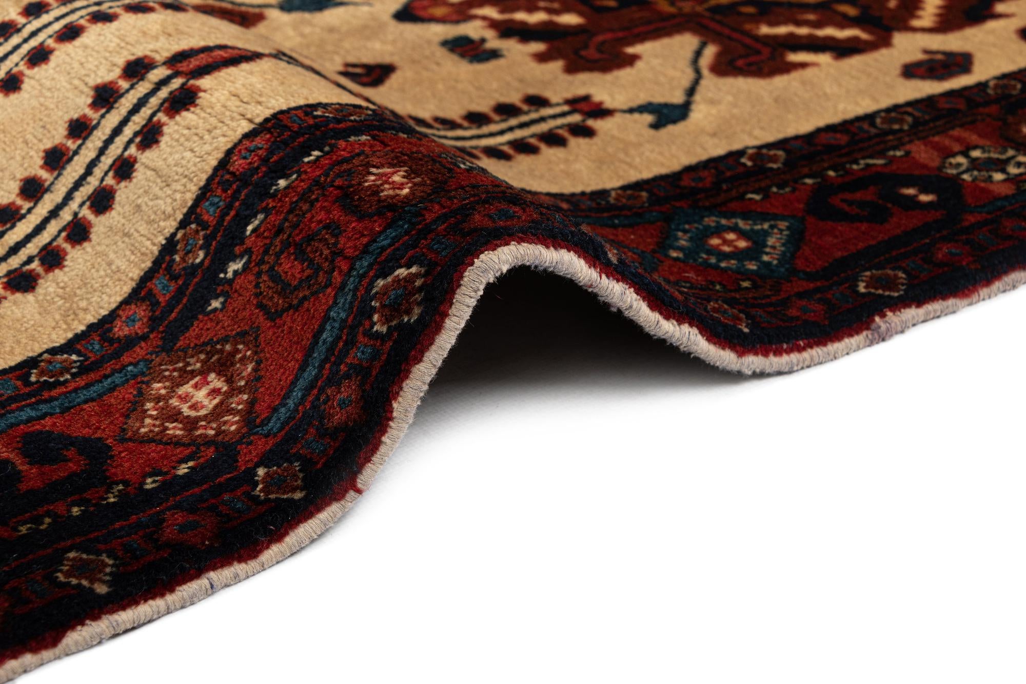 4' 1 x 5' 3 Afshar Wool Rug