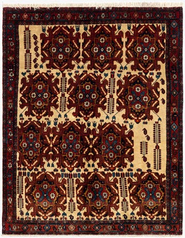 4' 1 x 5' 3 Afshar Wool Rug
