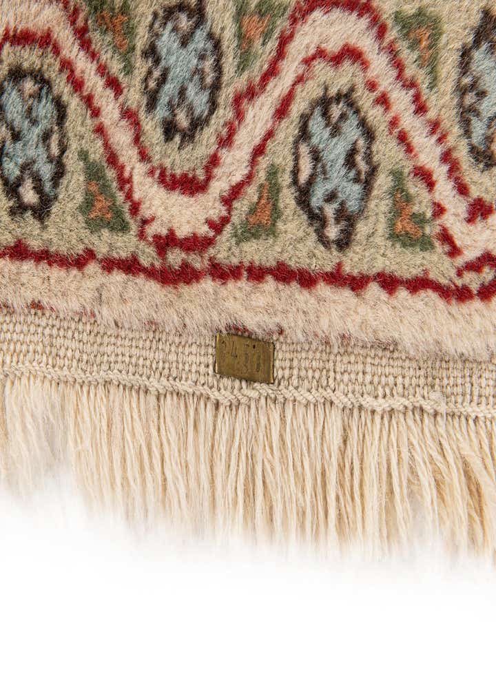 4' 4 x 6' 8 Hand Knotted Anatolian Oriental Wool Rug