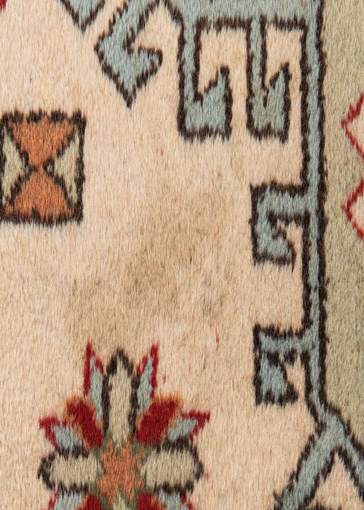 4' 4 x 6' 8 Hand Knotted Anatolian Oriental Wool Rug