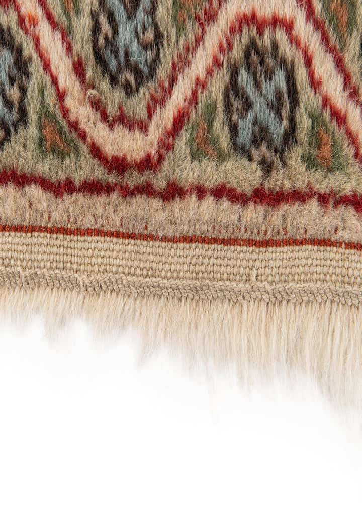 4' 4 x 6' 8 Hand Knotted Anatolian Oriental Wool Rug
