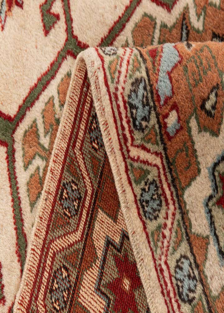4' 4 x 6' 8 Hand Knotted Anatolian Oriental Wool Rug