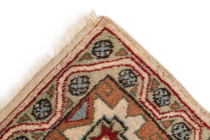 4' 4 x 6' 8 Hand Knotted Anatolian Oriental Wool Rug