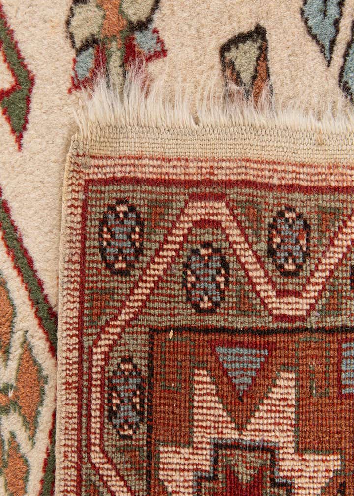 4' 4 x 6' 8 Hand Knotted Anatolian Oriental Wool Rug